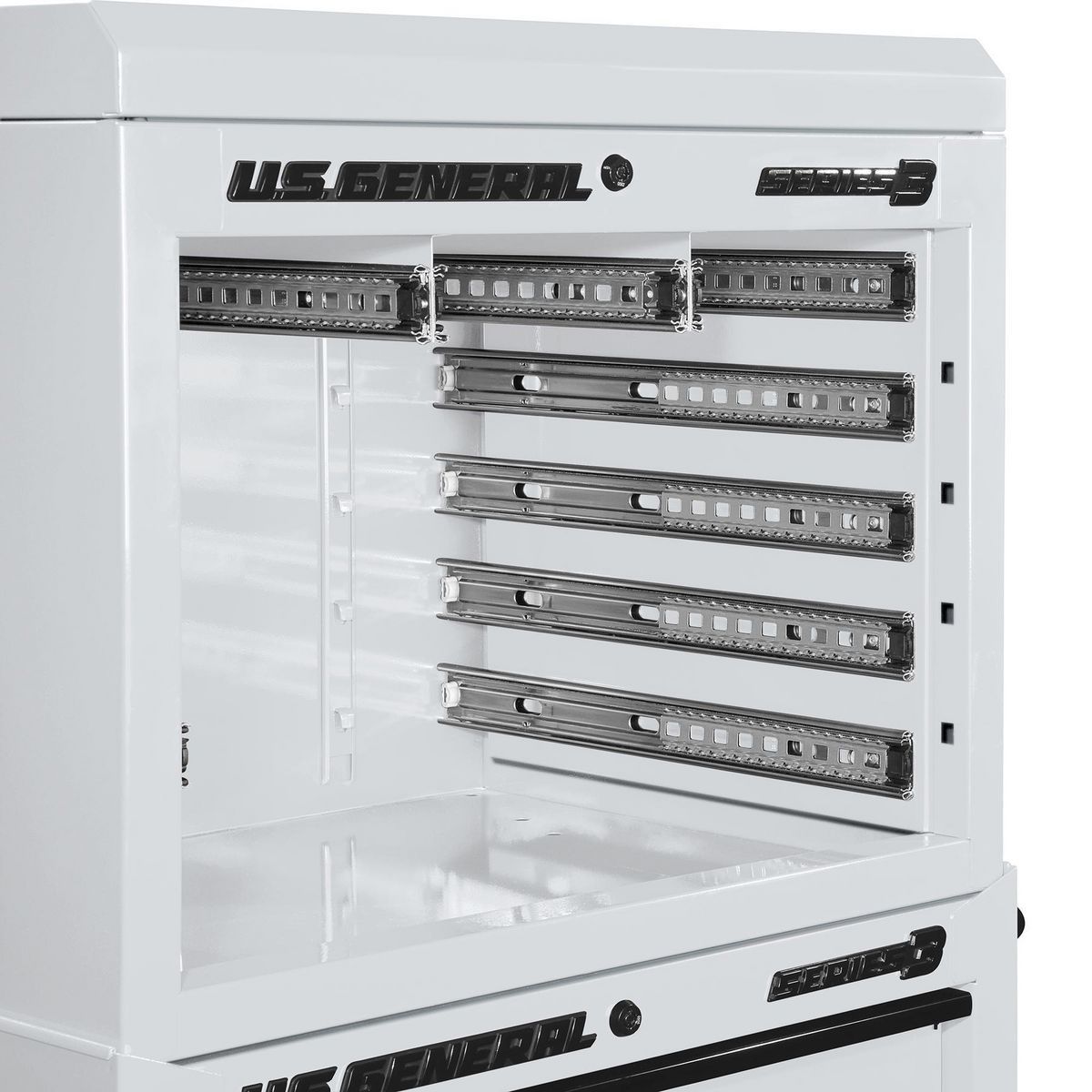 U.S. GENERAL 27 in. x 22 in. Top Chest, Series 3, White