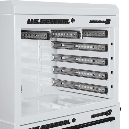 U.S. GENERAL 27 in. x 22 in. Top Chest, Series 3, White