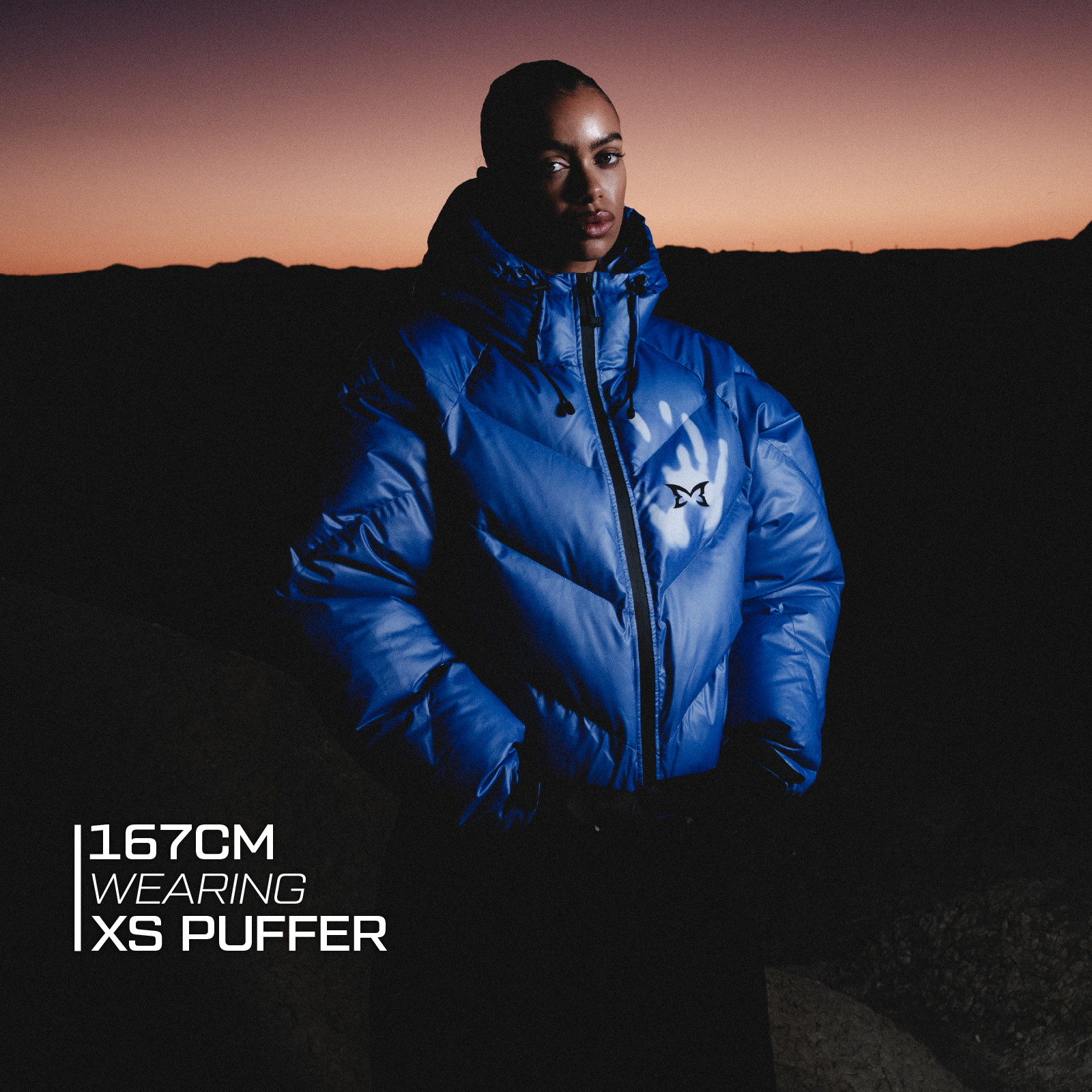 Heat Reactive Puffer (Blue)