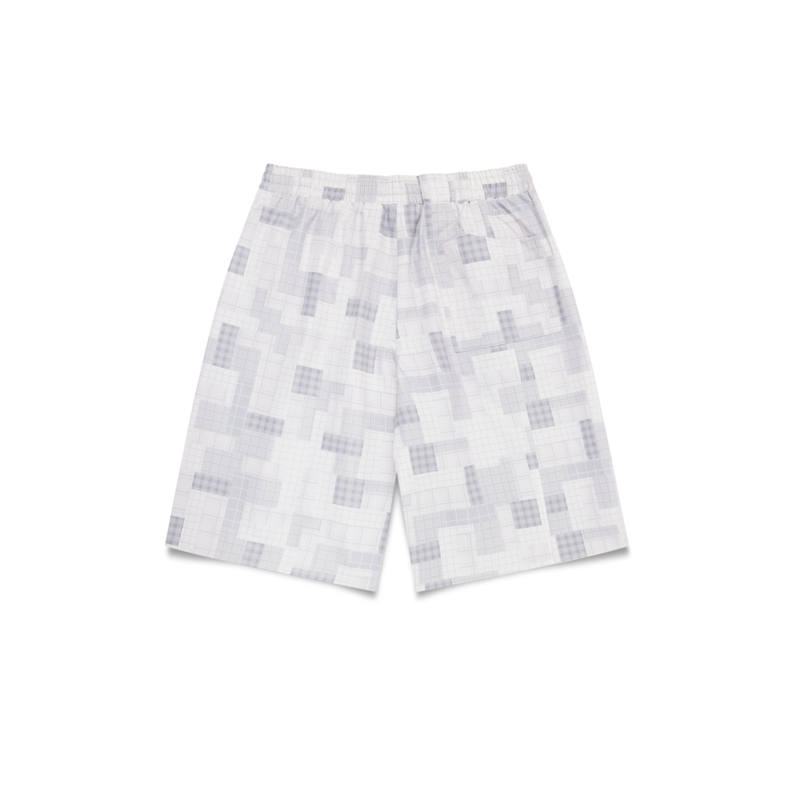 Patchwork Plaid Shorts