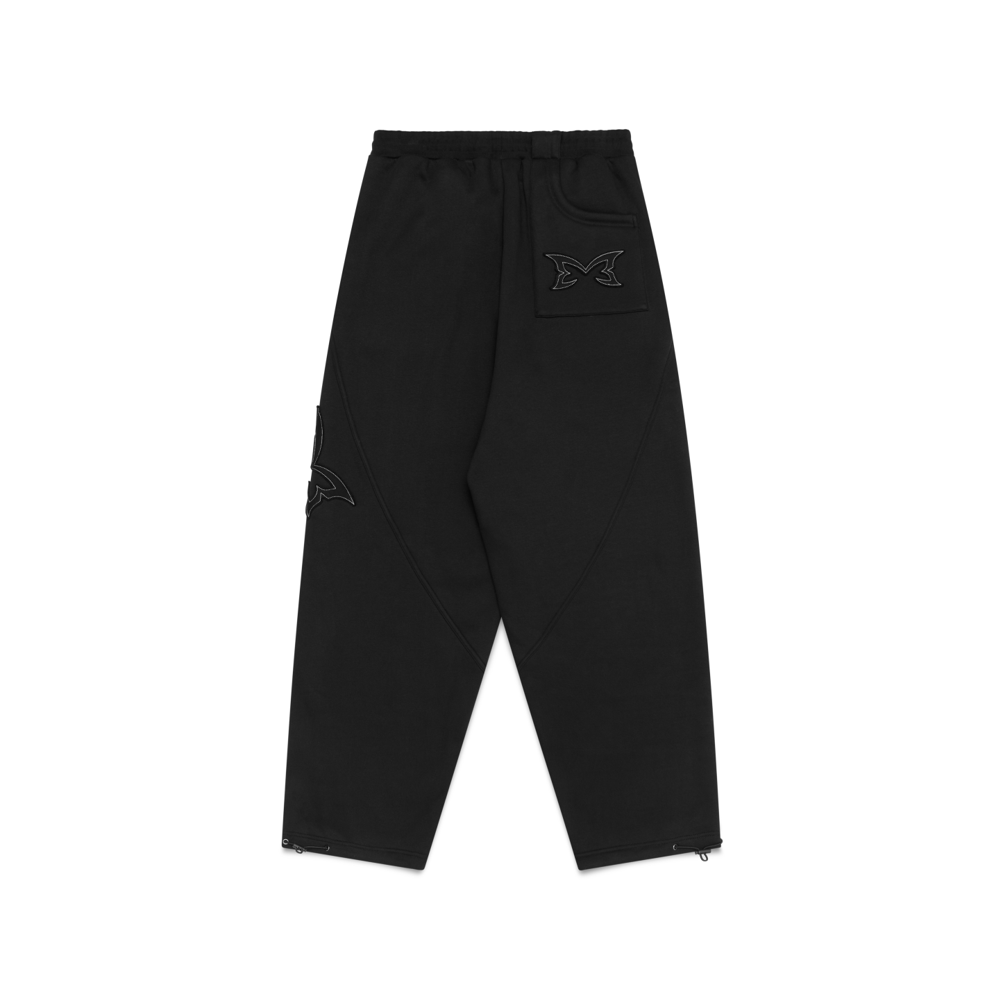 Reverse Bigstep Joggers (Black)