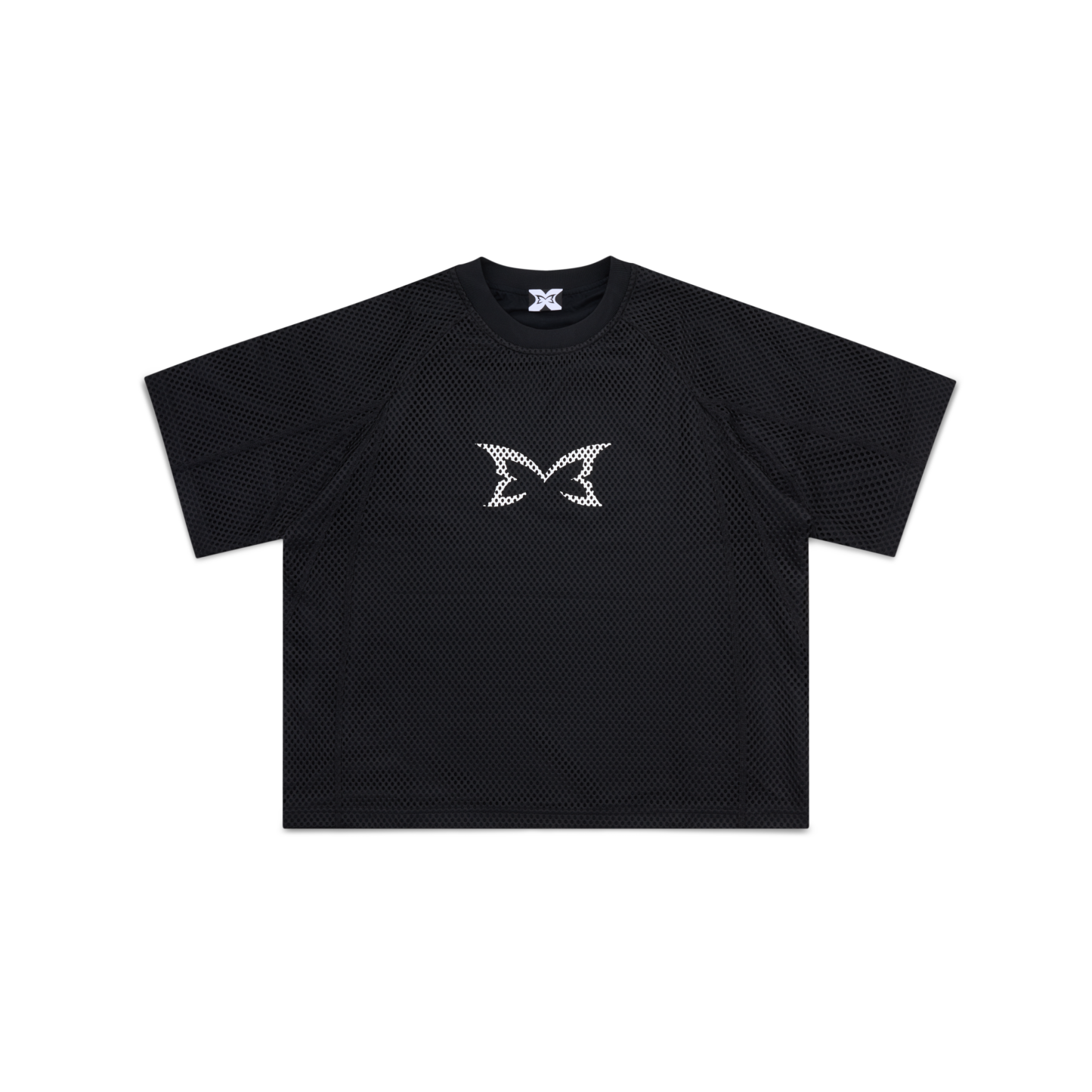 Layered Mesh Jersey (Black)
