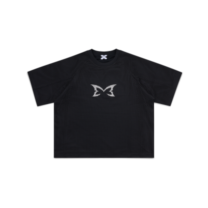 Layered Mesh Jersey (Black)