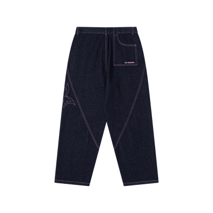 Reverse Bigstep Denim (Indigo / Pink)