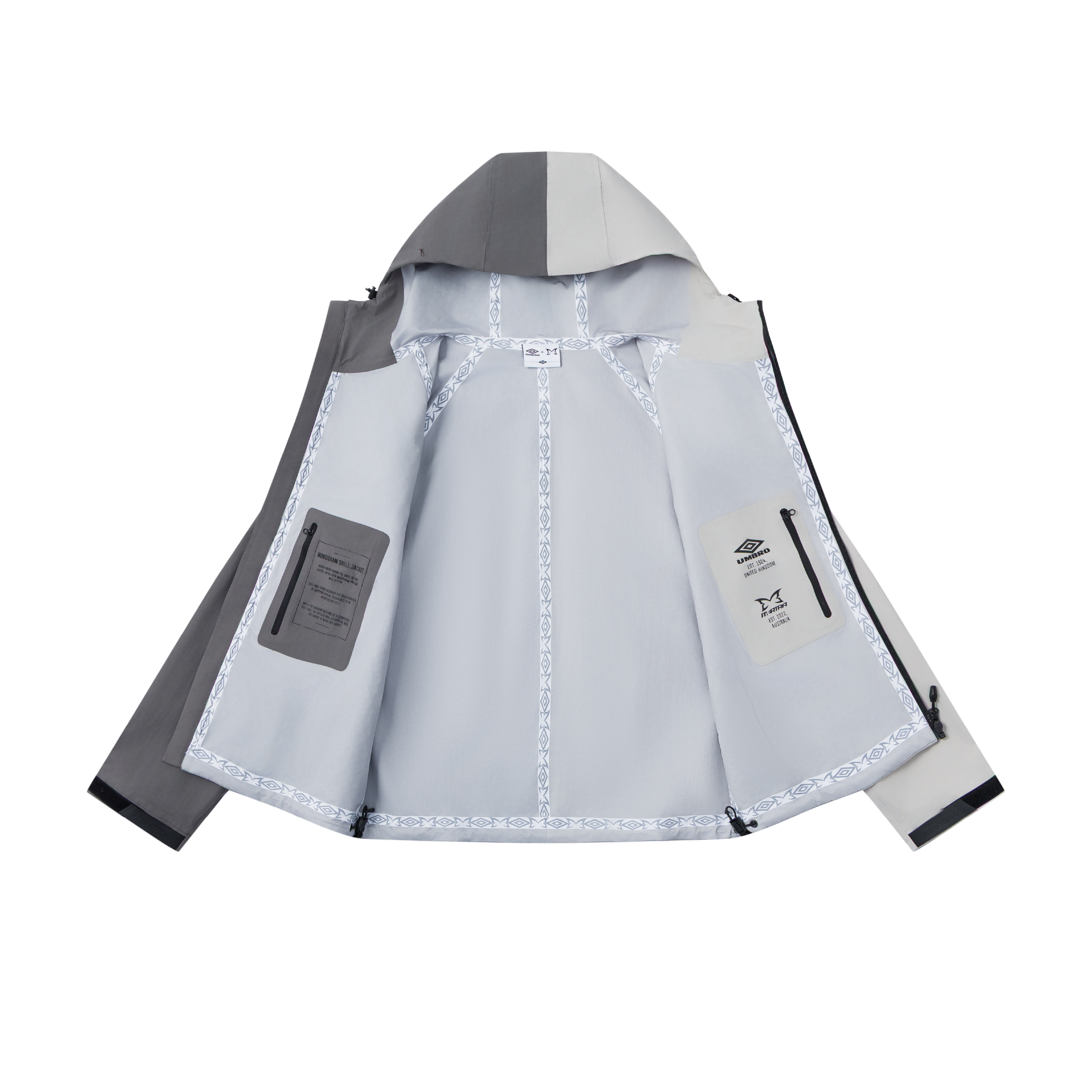 MERTRA x Umbro Water Reactive Jacket (Grey/Grey)
