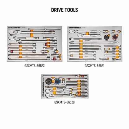 GearWrench MEGAMOD873 873-Piece Master Technician Set in Modular Trays with Storage