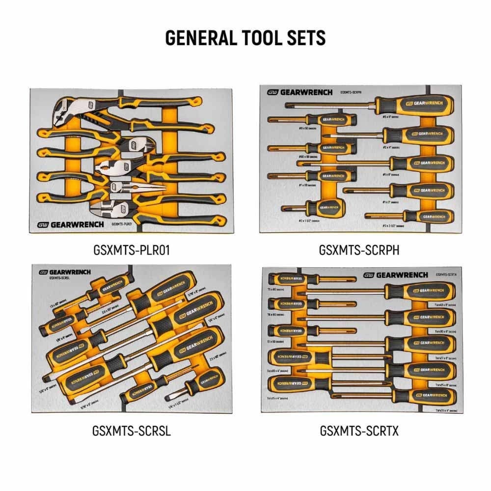 GearWrench MEGAMOD873 873-Piece Master Technician Set in Modular Trays with Storage