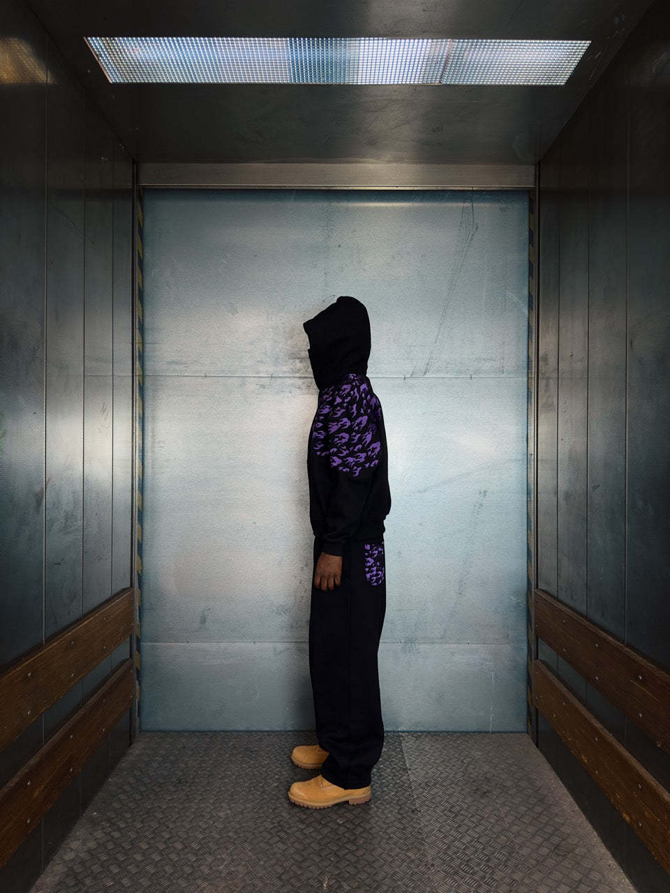 "SASUKE UCHIHA X CURSE MARKS" BALACLAVA ZIP HOODIE