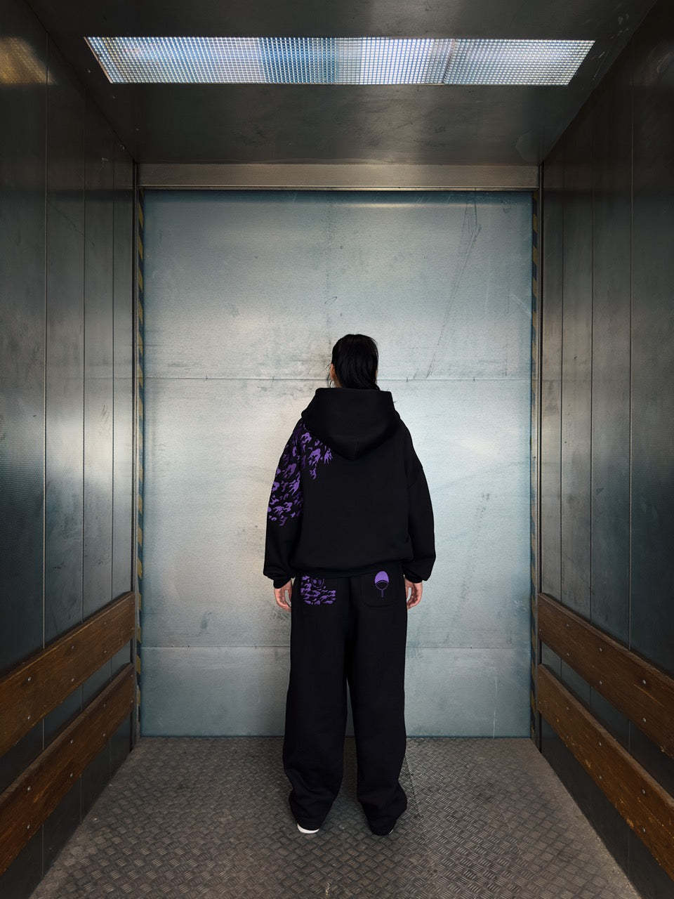 "SASUKE UCHIHA X CURSE MARKS" ZIP HOODIE