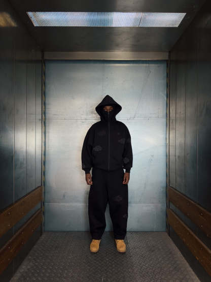 "AKATSUKI CLOUD" BALACLAVA ZIP HOODIE