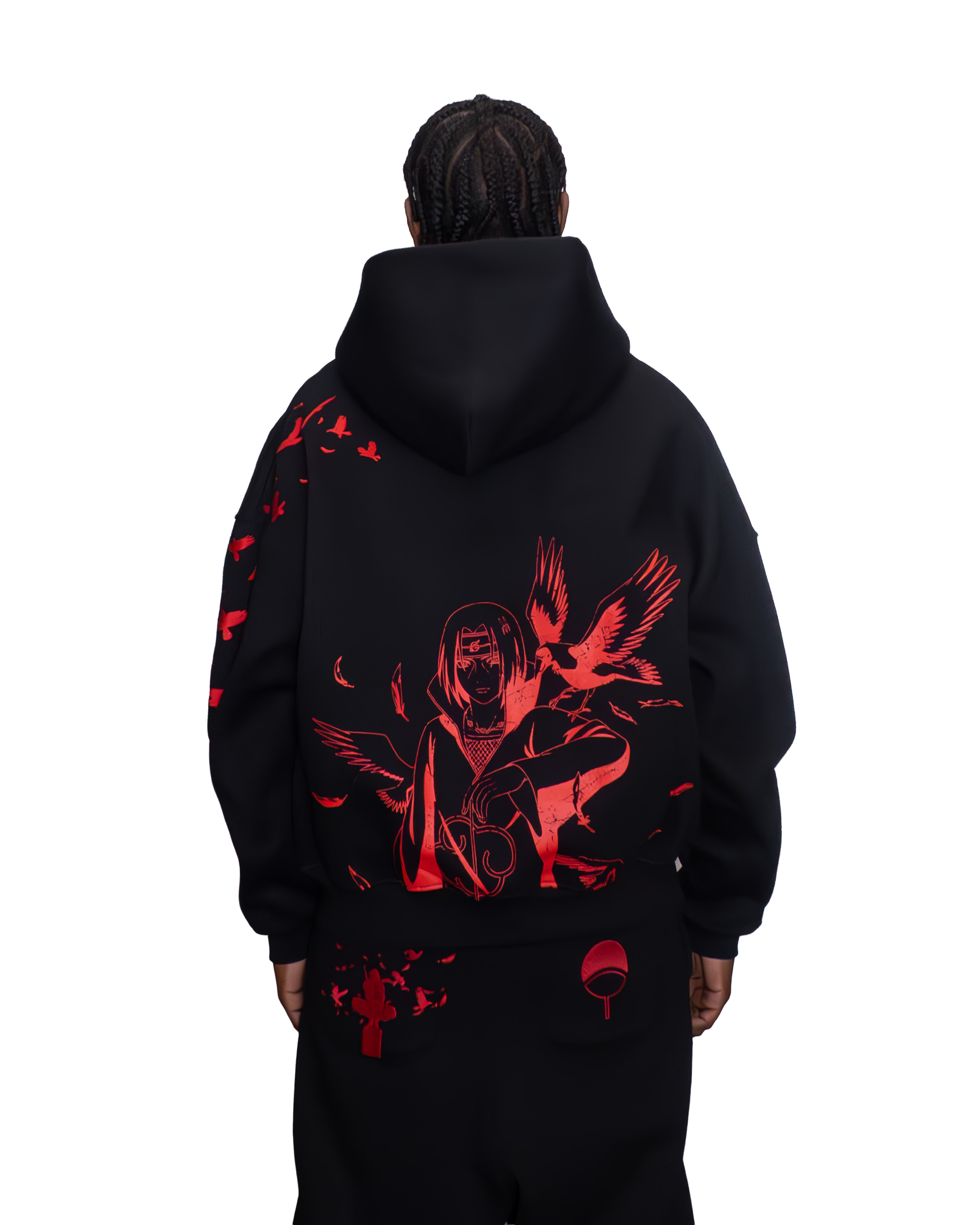 "ITACHI UCHIHA" ZIP HOODIE
