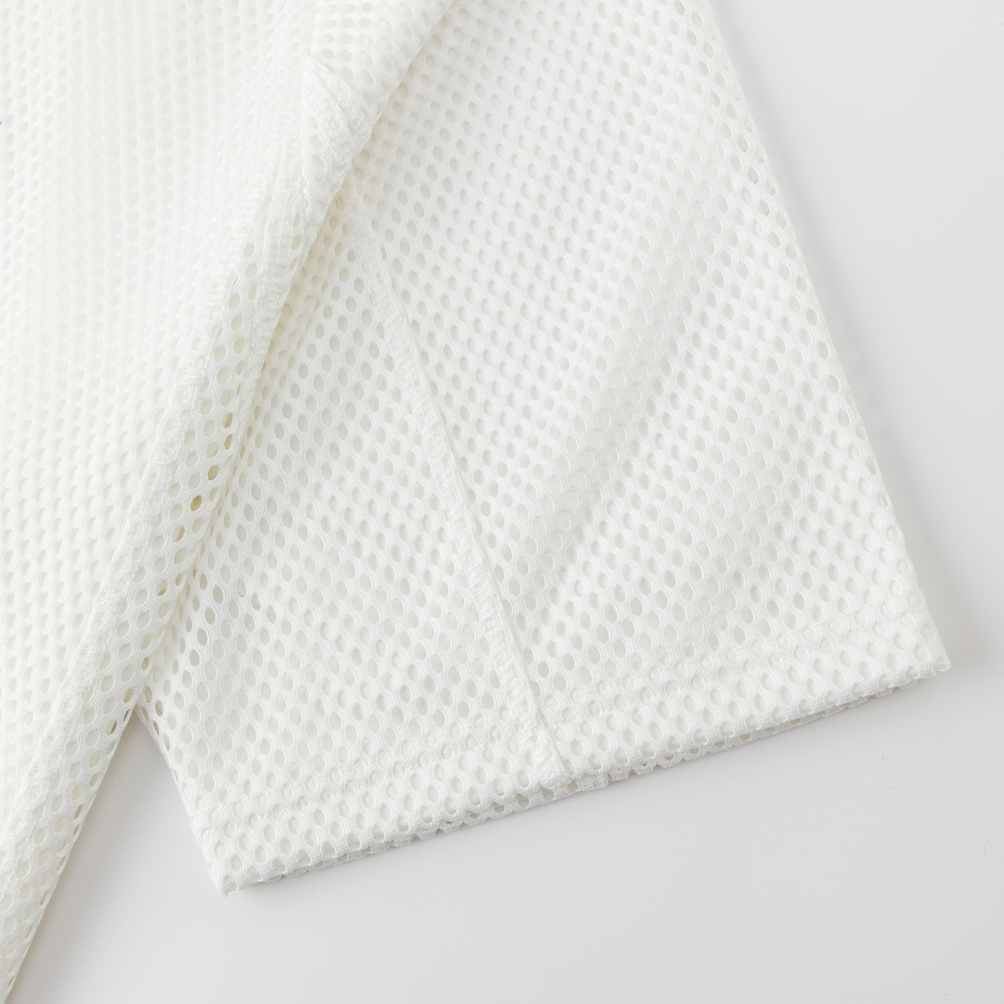 Layered Mesh Jersey (White)