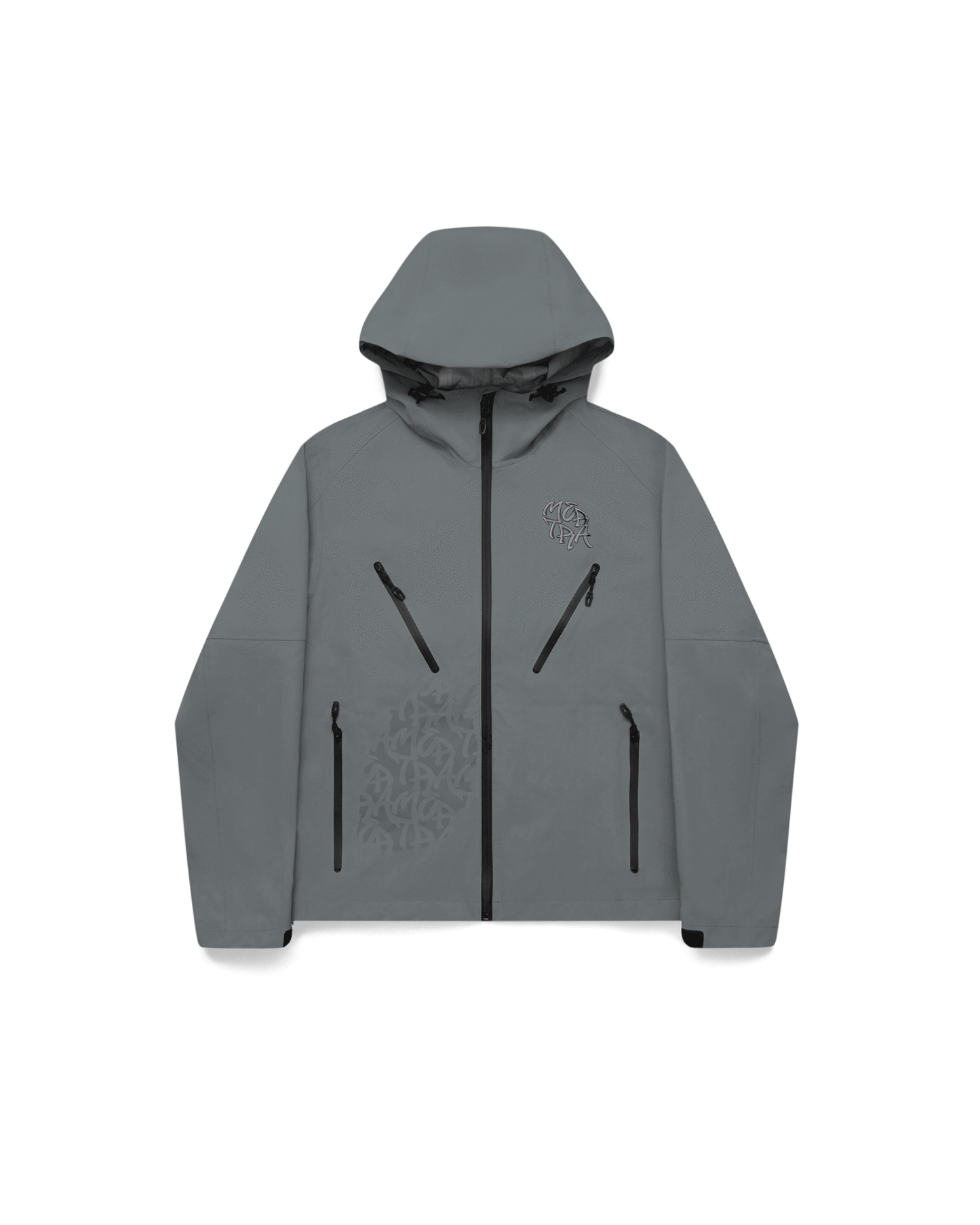 Monogram Shell Jacket (Slate)