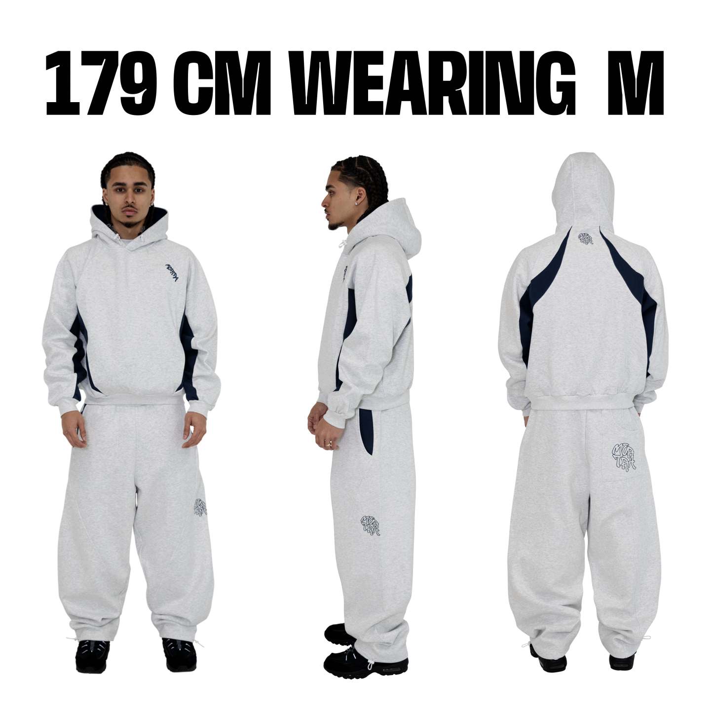 Bigstep Joggers (Grey / Navy)