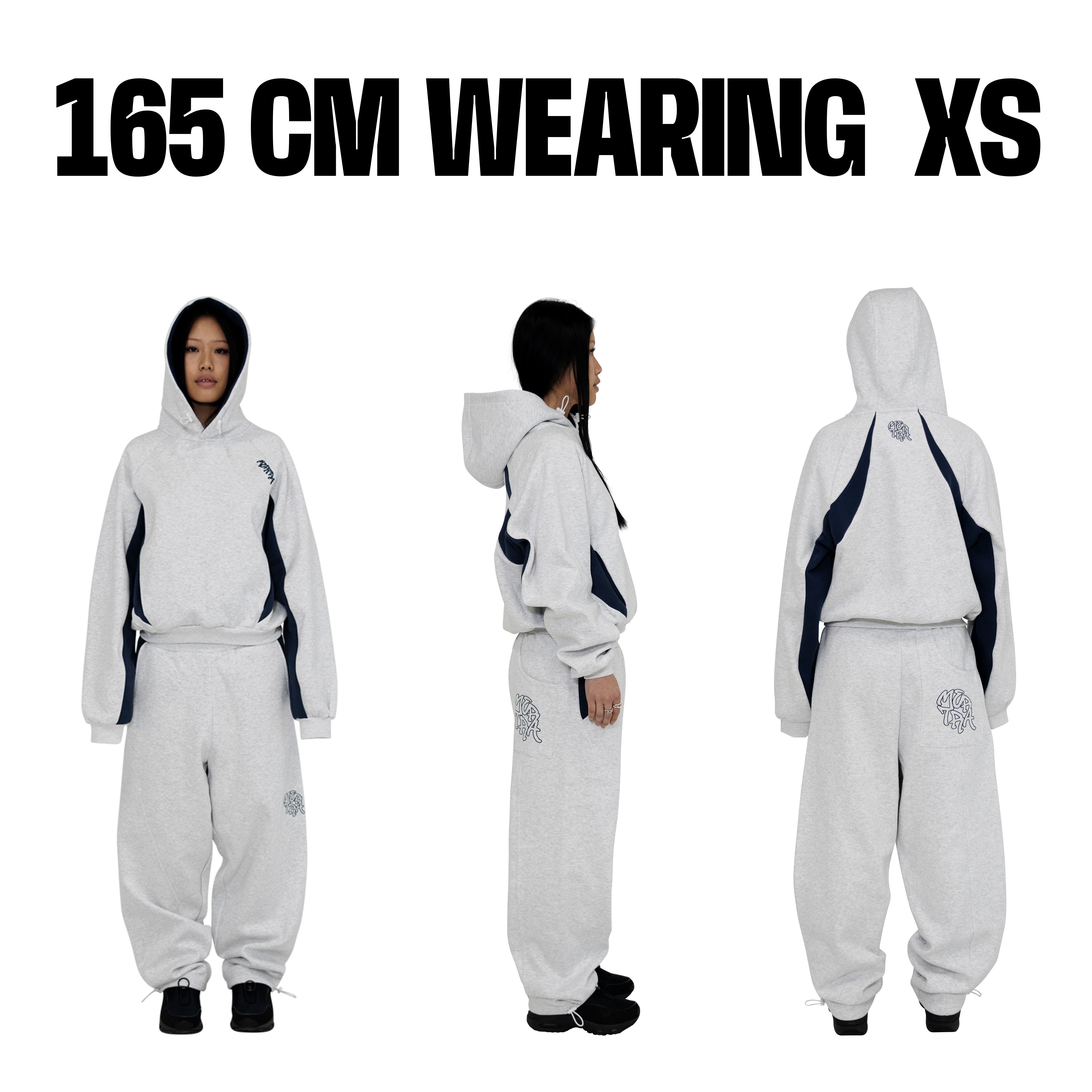 Bigstep Hood (Grey / Navy)