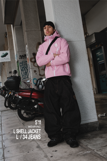 Monogram Shell Jacket (Pink)