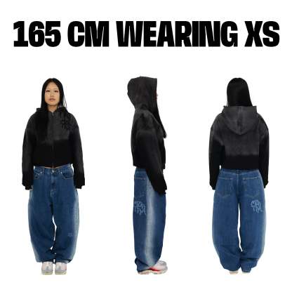 Fleece Lined Hood (Black)