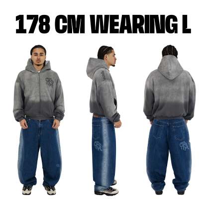 Fleece Lined Hood (Grey)