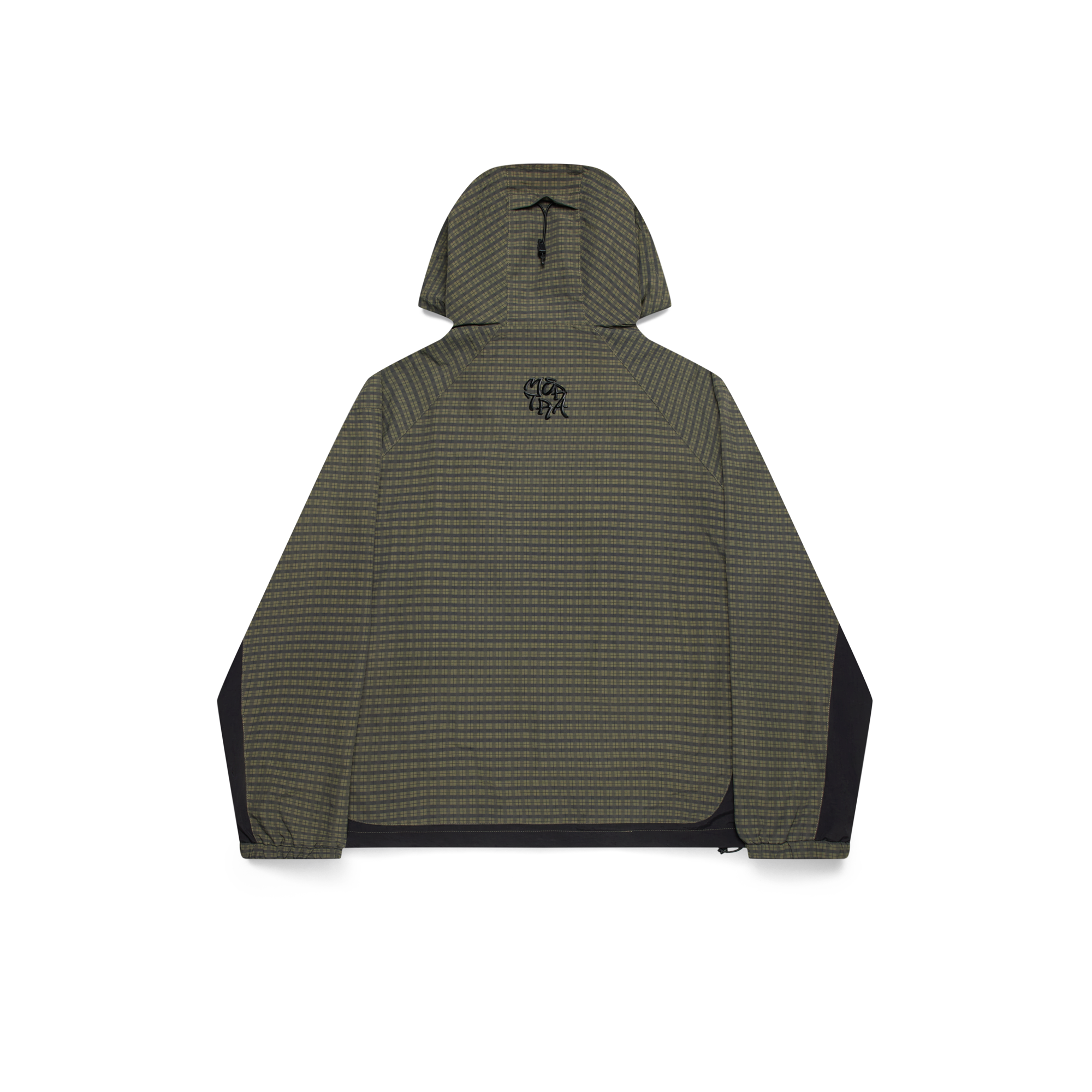 Asymmetrical Plaid Softshell (Green)