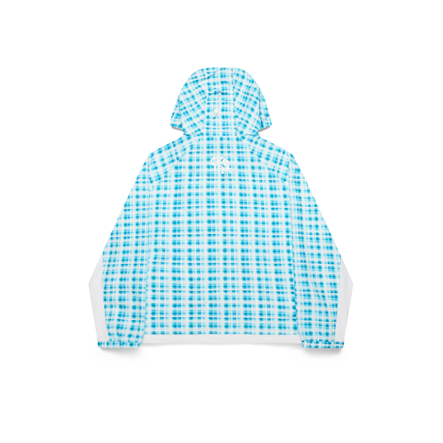 Asymmetrical Plaid Softshell (Blue)