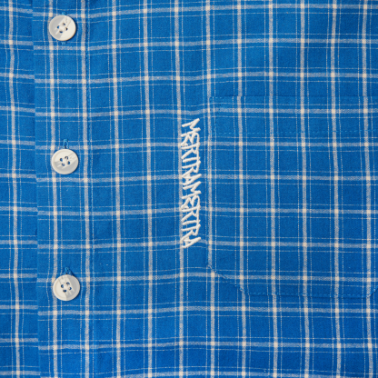 Plaid Shirt (Lapis)