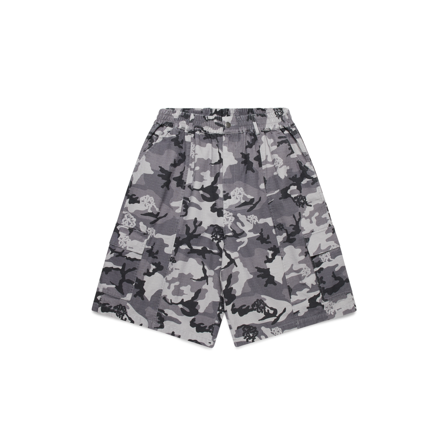 Ripstop Cargo Shorts (Grey Camo)