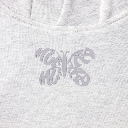 Reversible Logo Hood (Dusty Blue)