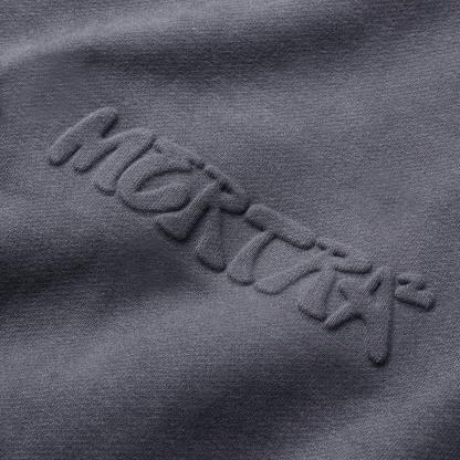 Reversible Logo Hood (Dusty Blue)
