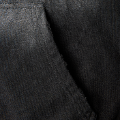 Fleece Lined Hood (Black)