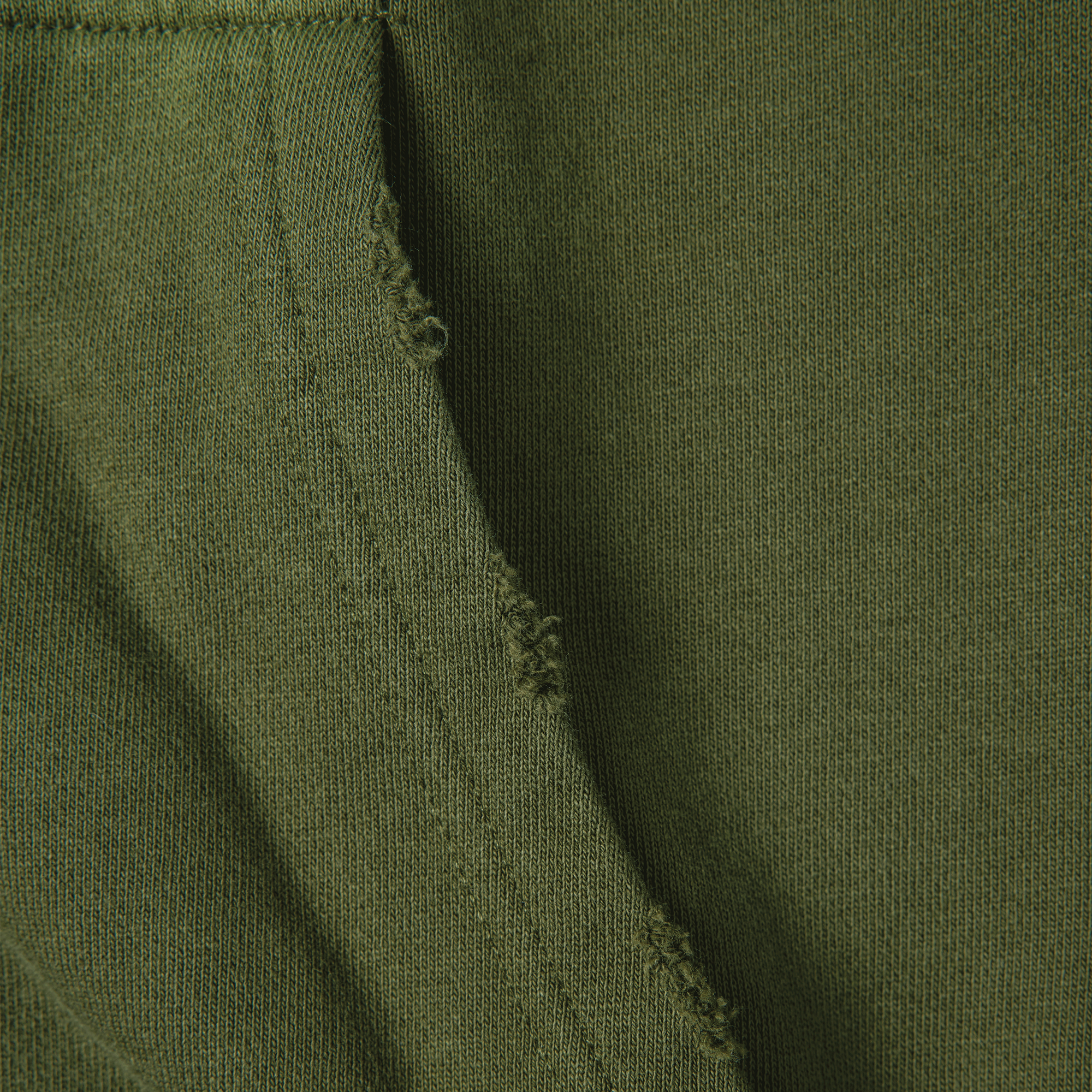 Fleece Lined Hood (Green)