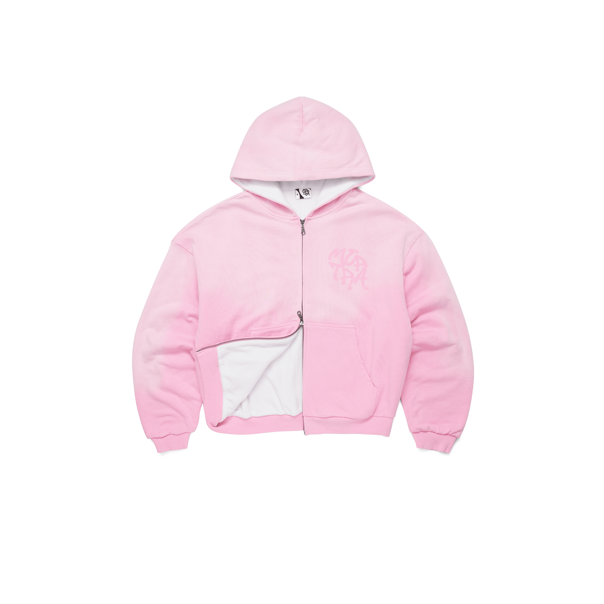 Fleece Lined Hood (Pink)