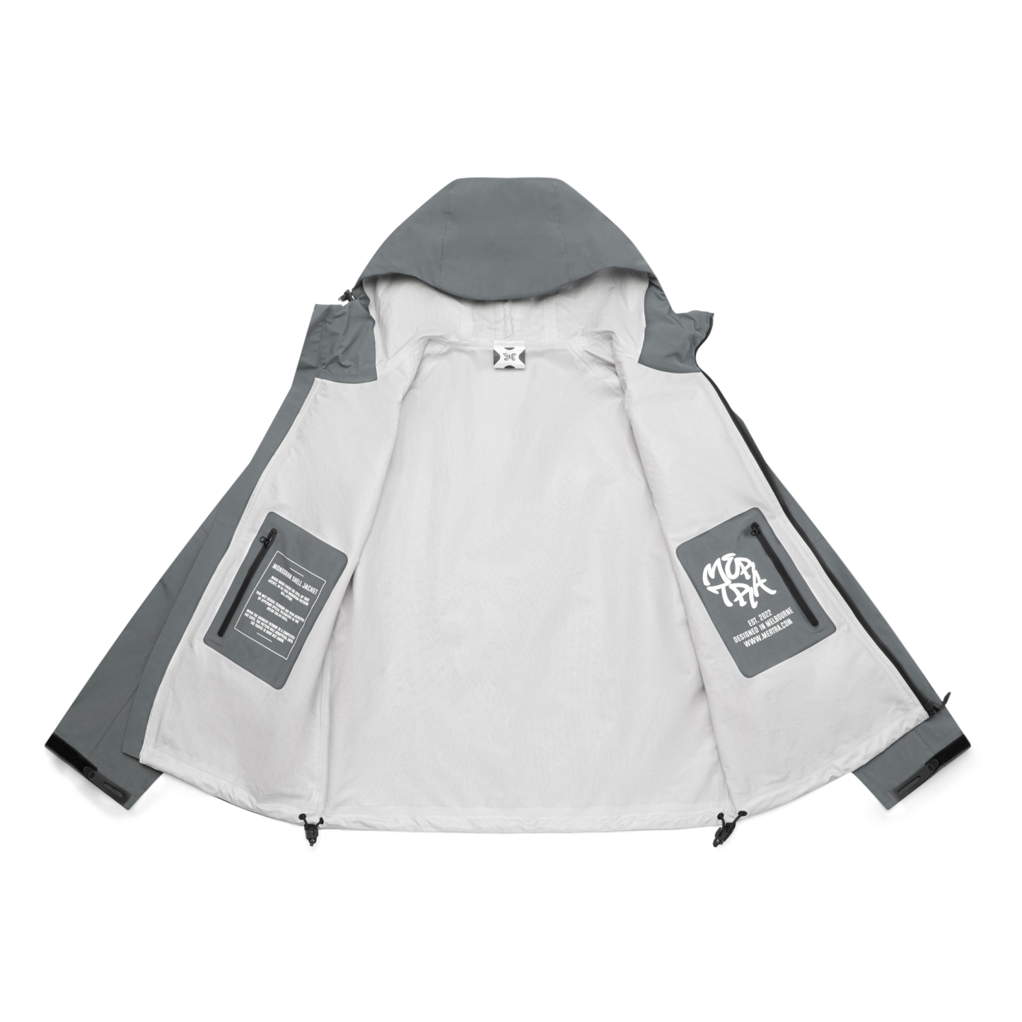 Monogram Shell Jacket (Slate)