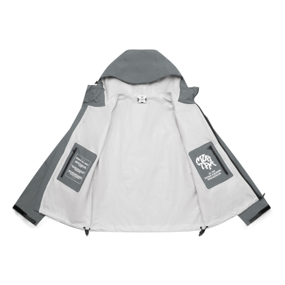 Monogram Shell Jacket (Slate)