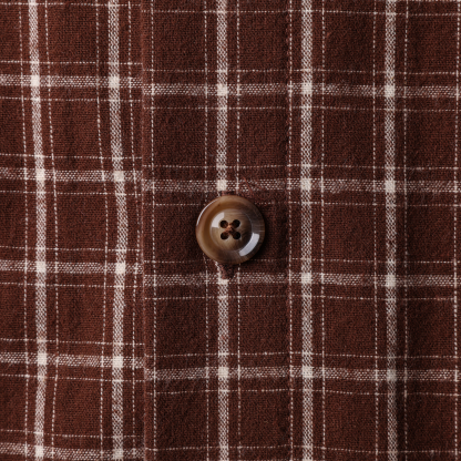 Plaid Shirt (Brown)