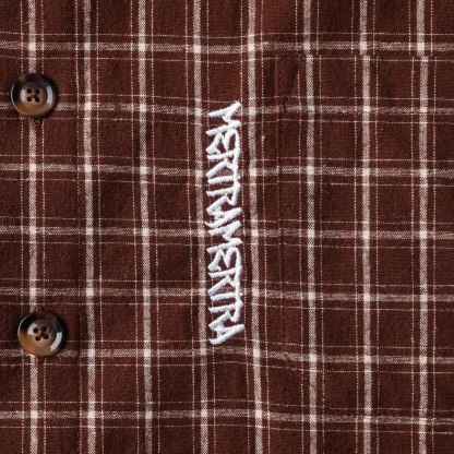 Plaid Shirt (Brown)