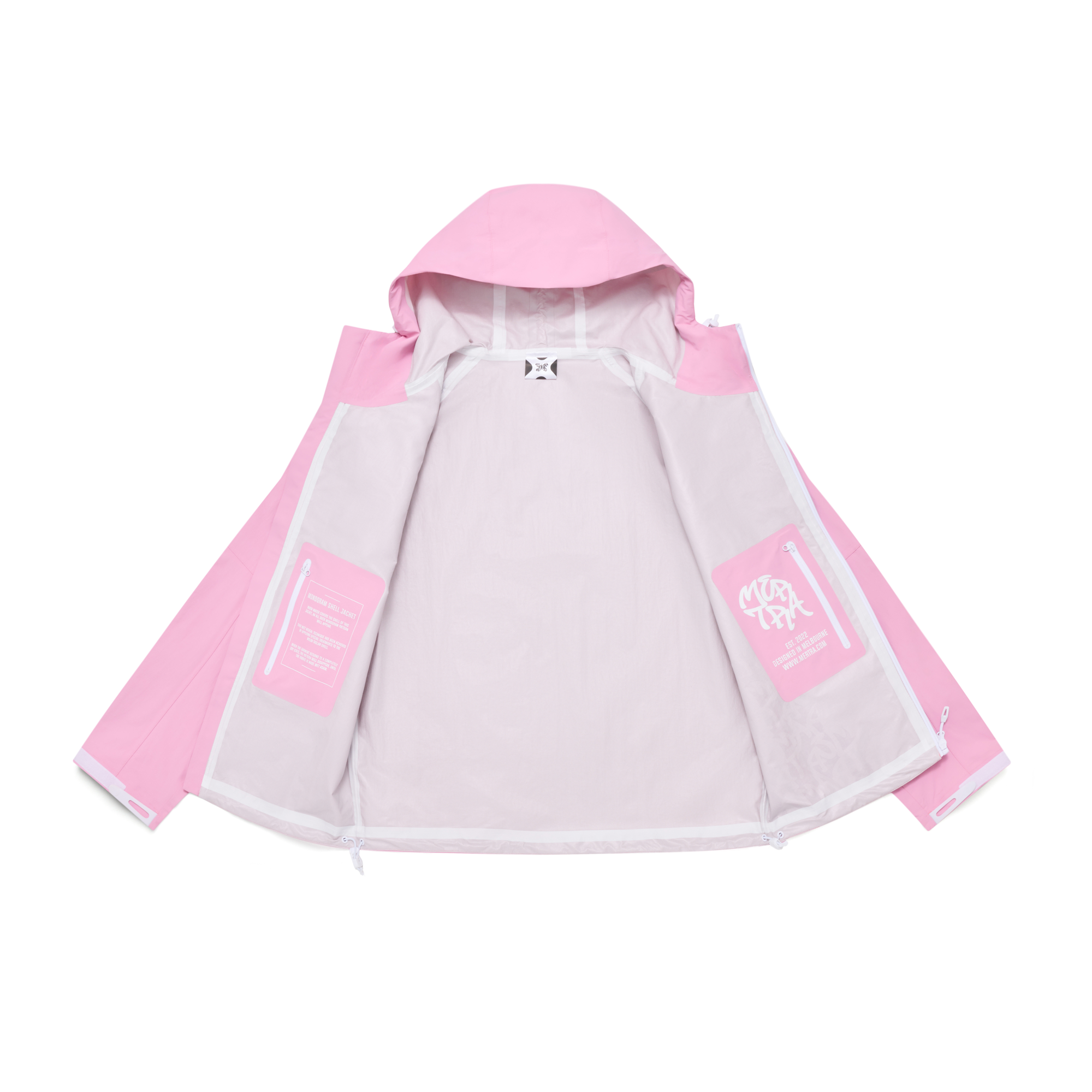 Monogram Shell Jacket (Pink)