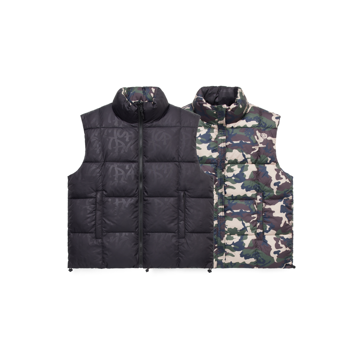 Reversible Camo Puffer Vest