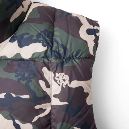 Reversible Camo Puffer Vest
