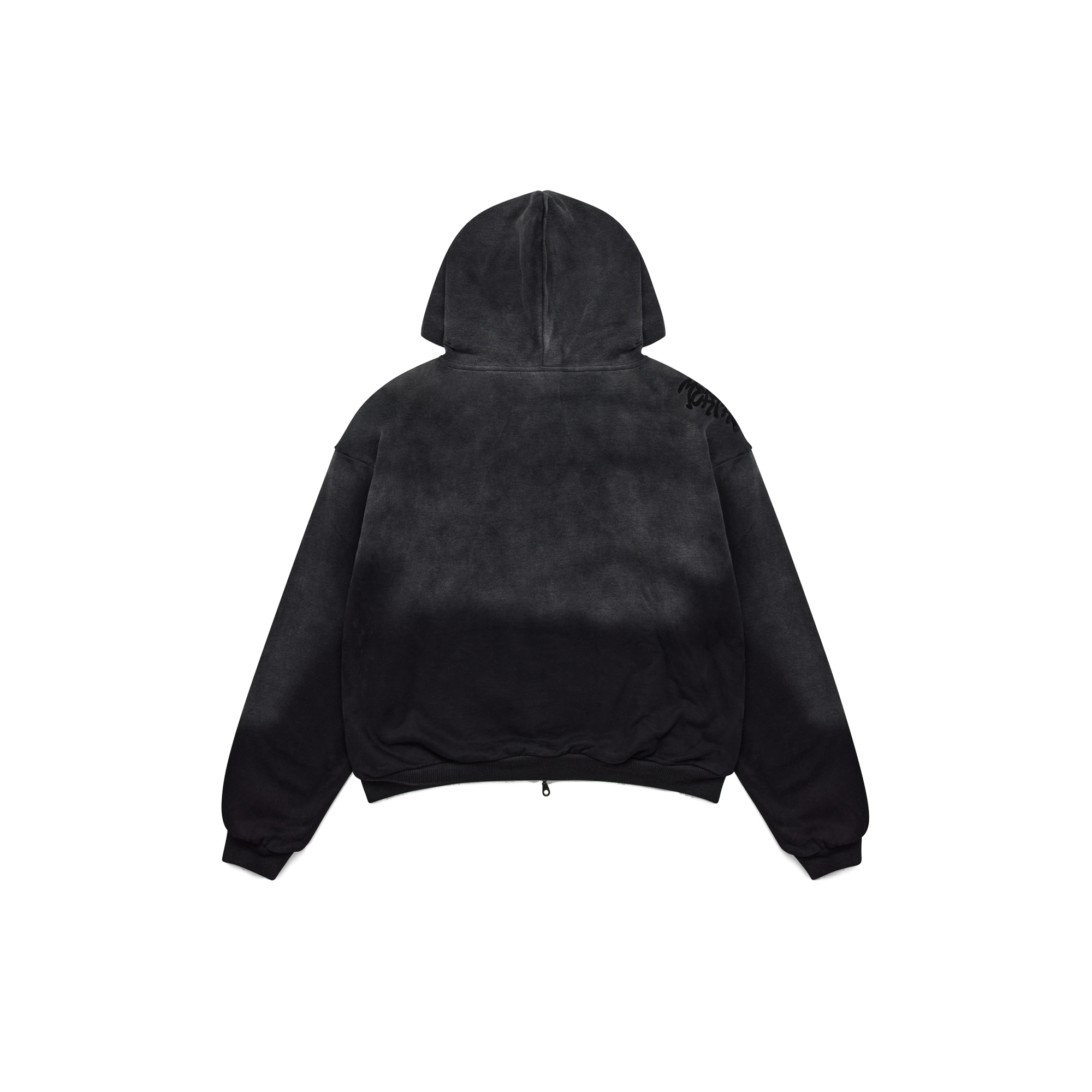 Fleece Lined Hood (Black)