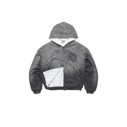 Fleece Lined Hood (Grey)