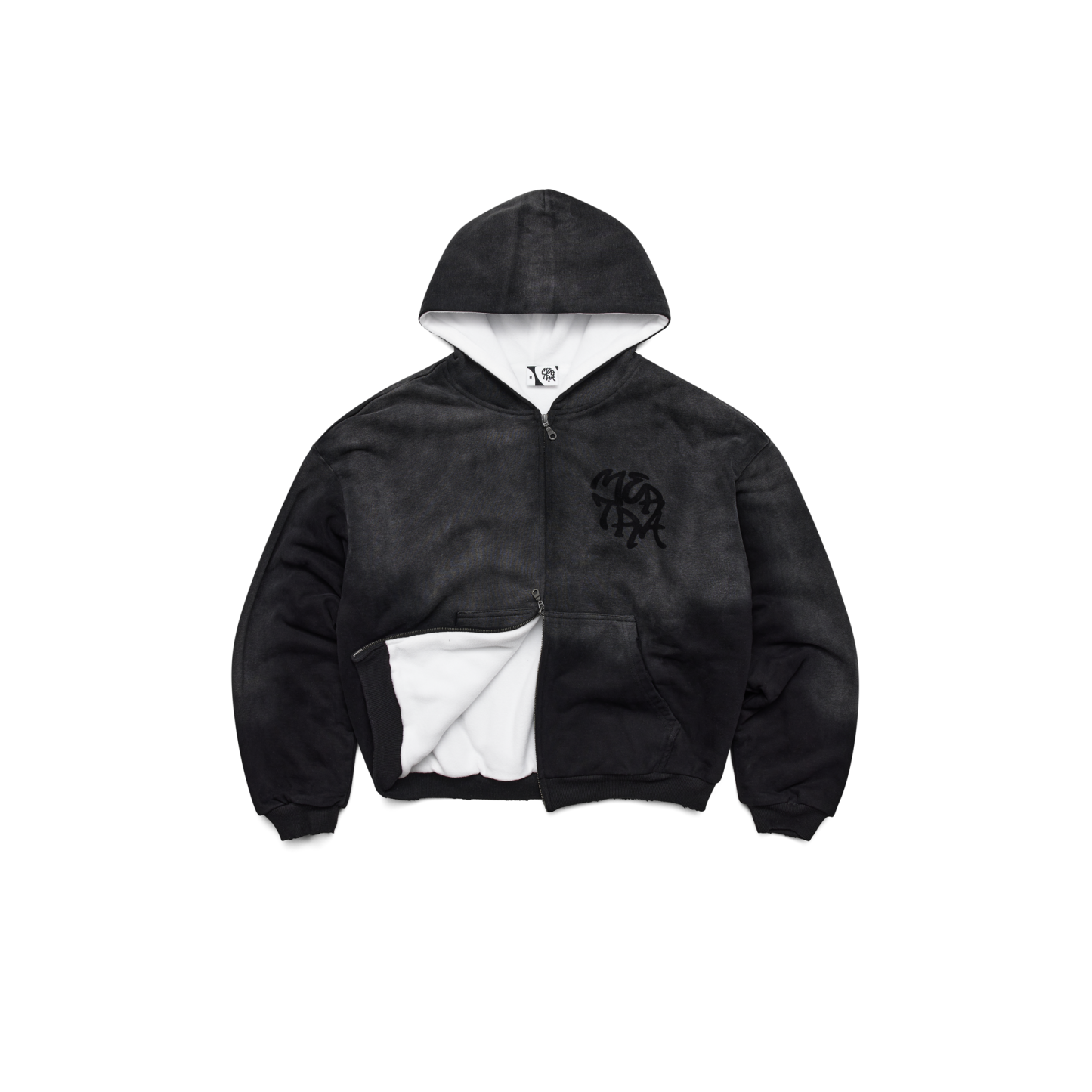 Fleece Lined Hood (Black)