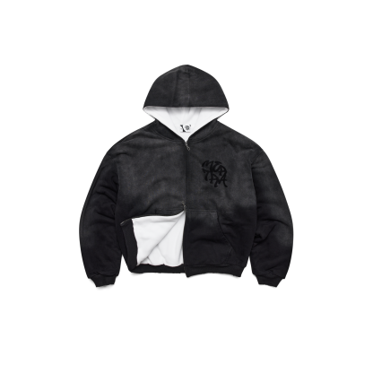 Fleece Lined Hood (Black)