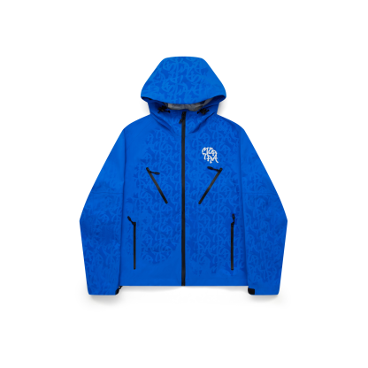 Monogram Shell Jacket (Blue)