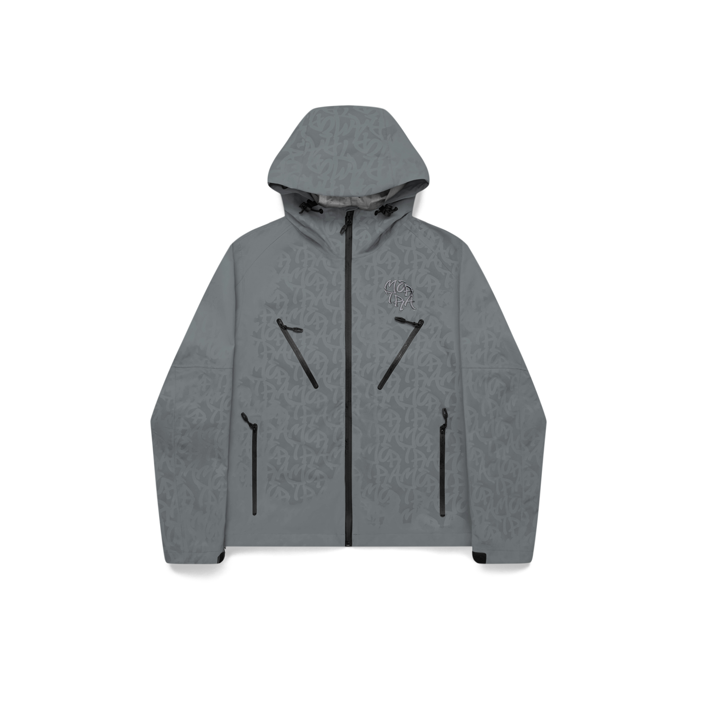 Monogram Shell Jacket (Slate)