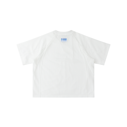 Layered Mesh Jersey (White)