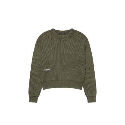 Waffle Knit (Washed Green)