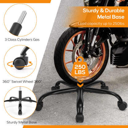 Office Desk Chair, Armless Computer Chair with Lumbar Support, PU Leather Low Back Adjustable Height 360° Rolling Swivel Task Chair with Wheels