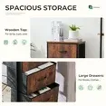 Aidoly Dresser, 4 Storage Drawers, Anti-Tip Fabric Closet Chests Organizer Tower Furniture with Wooden Top, Metal Frame, Aidoly Dresser, 4 Storage Drawers, Anti-Tip Fabric Closet Chests Organizer Tower Furniture with Wooden Top, Metal Frame, Rust