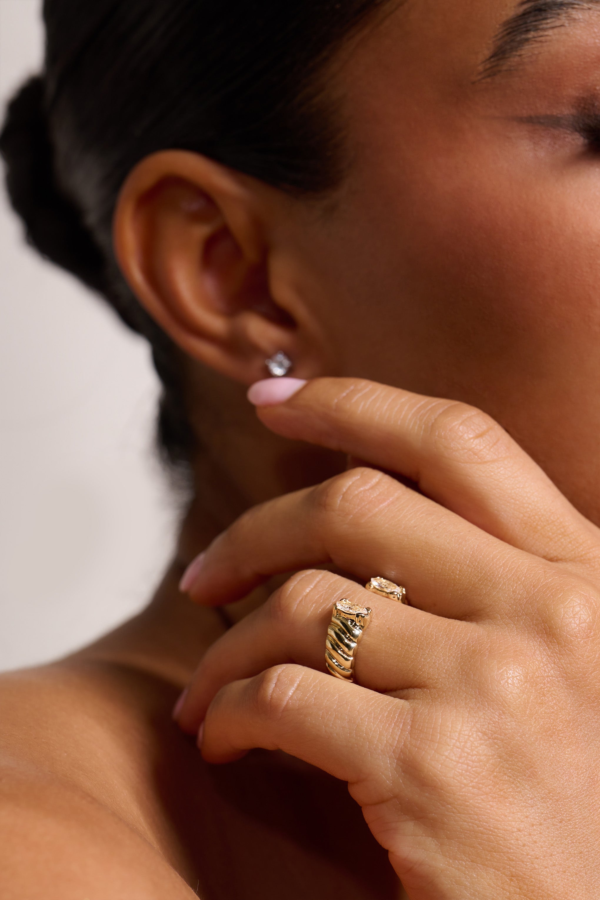 Benita Clear Pendant Ring-Fashionmomo.All Rights Reserved