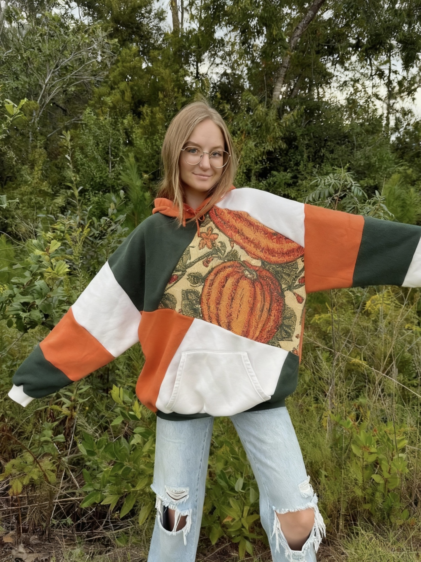 Pumpkin Patchwork Hoodie